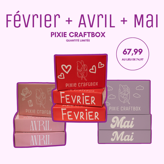 3 BOX : Février, Avril & Mai